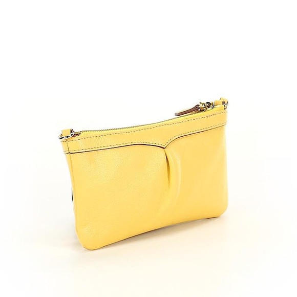 Dooney & Bourke sunshine yellow wristlet - Picture 1 of 6